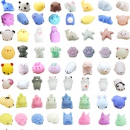 50pcs Kawaii Fidget Toys Pack Cute Animals Squishy Anti-stress Toy Mochi Rising Antistress Funny Squishmallow Stress Relief Gifts