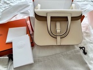 Hermes Halzan 25 nata/biscuit