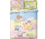 限時優惠*全新正品角落小夥伴角落生物炸蝦尾炸豬扒高針全棉床品套裝被袋床單床笠枕袋四件套