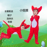 New Little Fox Performance Costume Children's Dance Costume Performance Costume Fox Kindergarten Per