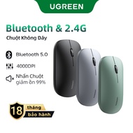 UGREEN Mouse Wireless Bluetooth 2.4G and 5G Dual Model Silent Mice 4000 DPI Left Right Hand Compatib