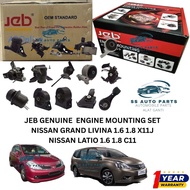 NISSAN GRAND LIVINA 1.6 1.8 X11J / LATIO 1.6 1.8 C11 JEB ENGINE MOUNTING SET