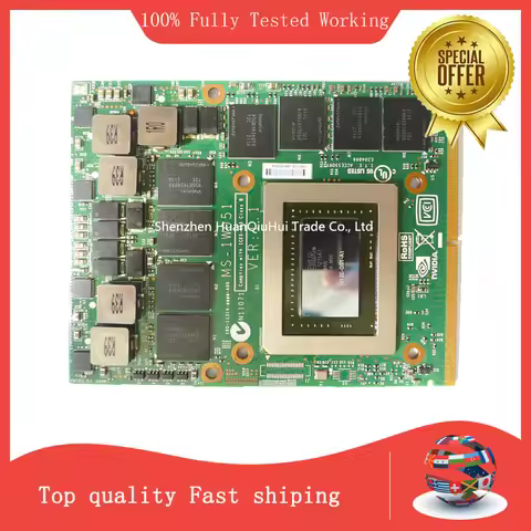 Original GTX675M GTX 675M DDR5 2GB N13E-GS1-A1 Graphics Video Card For MSI Dell Alienware M6700 M680