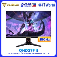 GAMDIAS Atlas QHD27F II 27" 2560x1440 2K QHD / 180Hz / 0.5ms / IPS Gaming Monitor itw