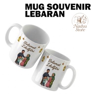Souvenir Mug - Eid Glass - Eid al-Fitr Design, 1 Day Delivery, Size 11oz 325ml, 2-sided Design