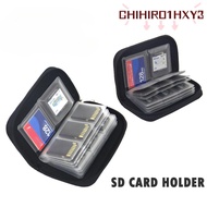 CHIHIRO1HXY3 Memory Card Storage Bag, Waterproof 22 Slots Memory Card Box, Portable Nylon Holder Wal