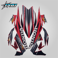 Stiker Striping Standar SUPRA X 125 R 2006 Lis Body SUPRA X 125 R 2006 Termurah