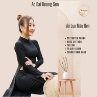 Black Ao Dai. Plain black ao dai.