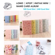 [MY STYLESZ] 120/240 Cards Album Lomo card  | Instax mini | KPOP BTS | Name Card | Photo Album