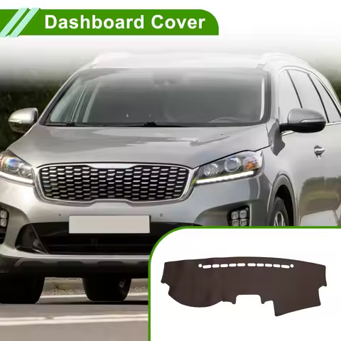 UXCELL Dashboard Cover for KIA Sorento 2009-2012 Brown 1 Pc
