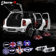 2Pcs car door light For Mini Cooper One S R55 R56 R58 R59 R60 R61 F55 F56 F54 F60 welcome light Coun
