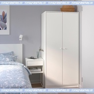 IKEA 💯 KLEPPSTAD Wardrobe with 2 Doors 79x176cm | Wardrobe Murah / Almari Kayu / Almari Baju | Almari Murah
