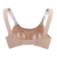 [Simhoa21] Premium Silicone Breast Forms Bra Full Silicone Breasts for The Prosthetic Mastectomy with Adjustable, Easy to Put on Skin