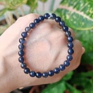 Iolite 6.4mm crystal bracelet