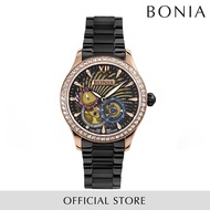 Bonia Fiore Bloom Contemporary Automatic Women Watch Elegance Limited Edition BNB10623 (Free Watch W