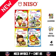 Niso Colouring Book A5 Size/Coloring Book/Buku Mewarna Drawing Block - (1'Book) ABC BOOK 123 BOOK BU