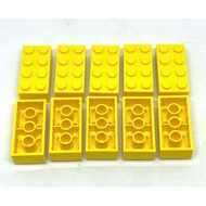 [10 Pieces] LEGO Bricks 2x3 Yellow ID 300224 3002
