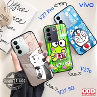 Softcase Glass Kaca VIVO V27(5G),V27E & V27 PRO - Casing hp VIVO V27(5G),V27E & V27 PRO [S48 ].