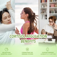 Cortisol Supplement Liquid Drops, 17-in-1 Cortisol Detox,Hormone Balanced for Women, Mood Focus, Sle