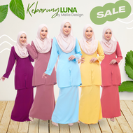 By Melia Design Baju Kurung Kebarung Plain Murah Viral Kurung Sedondon Ibu Anak Luna Ready Stok  Mod