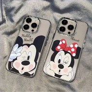 Case For Google Pixel 8 8Pro 8a 9 9a 9Pro 10PRO XL Mickey Minnie Mouse Cute Soft Couple Clear Cover