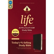 NIV Life Application Study Bible Black Bonded Leather