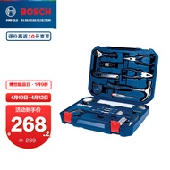 博世（BOSCH） 家用多功能手动工具套装五金工具箱108件套 塑盒精装