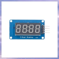 (V L A O)4 Serial Driver Board for , 0.36 Inch 7-Segment Red Anode Clock Tube