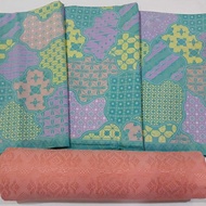 KAIN BATIK SET - Batik Cotton + Plain Dobby