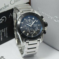 Jam Alexandre Christie AC 6226 MC AC6226MC silver hitam Original