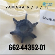 Impeller 662-44352-01 Yamaha 6 / 8 / 15 hp PK/ (sea spot)