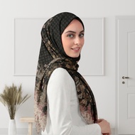 Hi'sho Scarves - Beautiful and Elegant Lasercut Square Hijab Freya Series tudung bawal