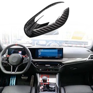 For BMW M2 M3 M4 M8 X3M X4M X5M X6M gear head cover gear handle head decorative cover Real carbon fi