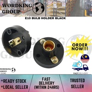 E10 BULB HOLDER BLACK (E10#1)