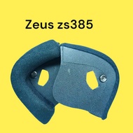 Zeus 385c helmet foam with iron buttons, Zeus 385 c custom cheek foam Helmet Motor