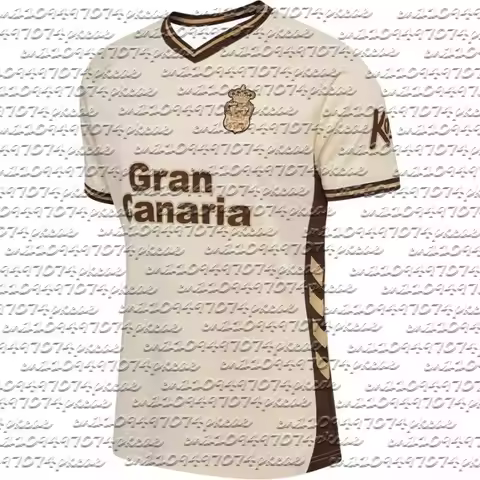 New Arrive Fashion Las Palmas 2025-26 Third Kit Soccer Jersey T-shirt Men's Adults Quick Drying Brea