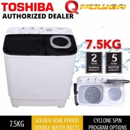 TOSHIBA SEMI WASHING MEACHINE 7.5KG VH-H85MN