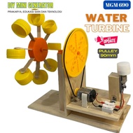 WATER TURBINE GENERATOR UNTUK EDUKASI PEMBANGKIT LISTRIK TENAGA AIR