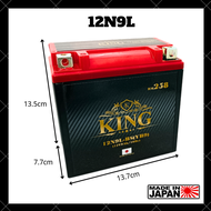 KING 12N9L MOTOR BATTERY JAGUH SKYLINE 200 EXTREME 150I TL125 KTN200 XTM200 RKV200 PATAGONIAN
