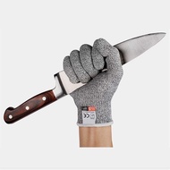 Grade 5 HPPE Anti Cut Gloves EN388 Kitchen Food Grade Resistant Fiber Wood Glass Cooking Cutting Wor