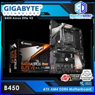 GIGABYTE B450 AORUS ELITE V2 AM4 DDR4 ATX M.2 Thermal Guard AMD B450 Chipset Gaming Motherboard