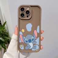 Big Ear Star Stitch Phone case for OPPO A38 A18 A98 A38 A53 A12 A76 A58 A55 reno11 reno10 reno8 reno7 reno6 reno5 reno4 Soft Shockproof Silicone cover