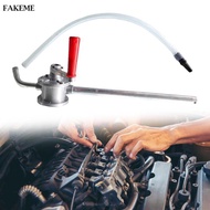FAKEME Aluminum Alloy Drum Rotary Hand Pump Manual Fuel Transfer Pump Oil Barrel Extractor for Autom