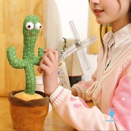 【MSH】Dancing Cactus Talking Sunny Cactus Electronic Plush Toy With 120 English Song