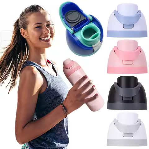 Thermos Cup Lid For Owala Freesip 16/24/32/40oz Cover One Button Water Bottle Top Lid No Leakage Fit