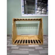 Vertical 10-Compartment Rifle Stand