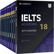 Book - Cambridge IELTS Academic, Complete set of 18 books - IELTS Exam Preparation with Free Audio