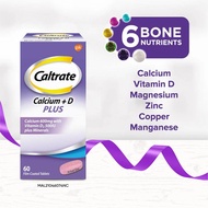 Caltrate Calcium + D Plus 60's
