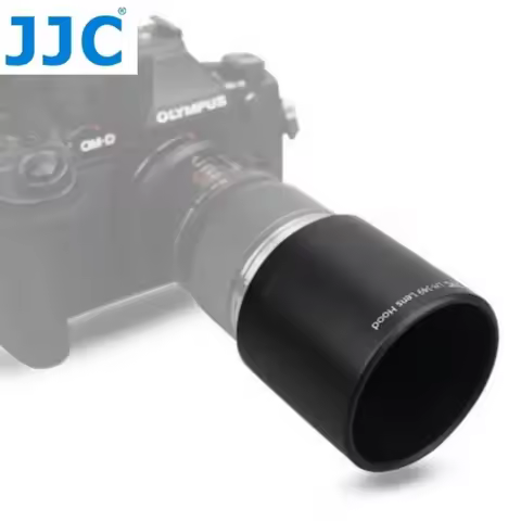 JJC Reversible Lens Hood Shade Tube for Olympus M.ZUIKO Digital ED 60mm f2.8 Macro Lens Replaces Oly