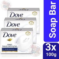 Dove White Beauty Bar 3x100g -Sabun Batang-Original
